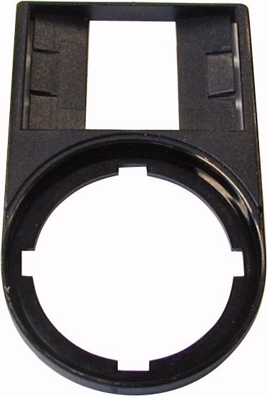 Schildträger, ohne Schild, schwarz