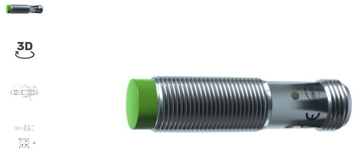 Induktiv-Sensor Schließer, Schaltabstand 8mm, M12