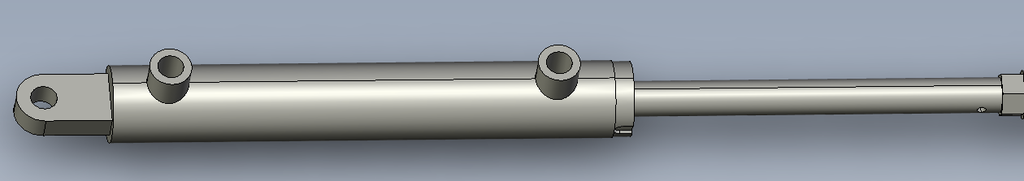 Hydraulikzylinder Ø25-Ø16x150mm Gestängespitze