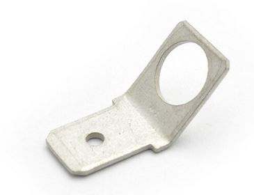 Flachsteckhülse Ø6mm 6,3mm schraubbar