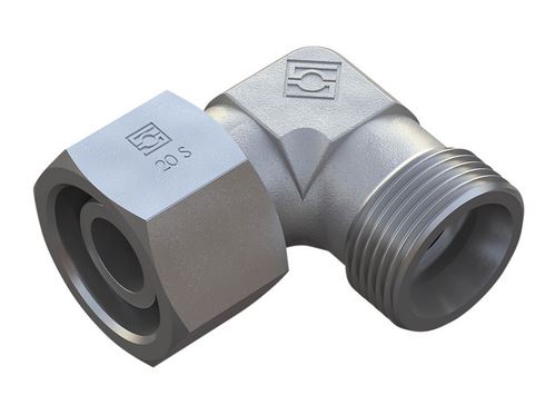 Einstellbare Winkelverschraubung 12 L - 90°