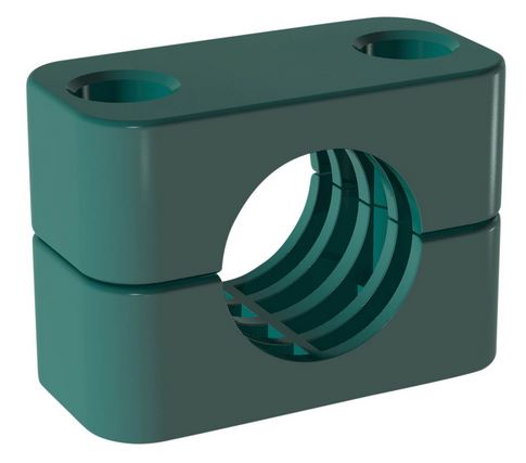 [K_00335[2.0]] Rohrschelle Gr. 4 Ø26,9mm gerippt, mit Vorspannung