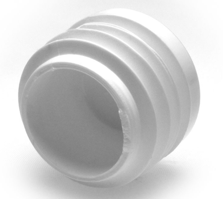 [K_00603[1.0]] Stopfen 13 mm weiß für  10,1 - 10,6 mm