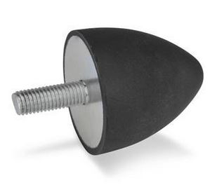 [K_00136[1.0]] Anschlagpuffer M10 Ø50mm H: 50mm weich