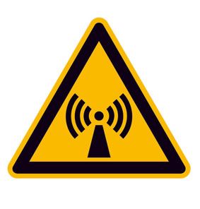 [K_00180[1.0]] Aufkleber Warnung vor nicht ionisierender Strahlung 10 cm