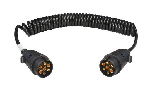 [K_00250[1.0]] Versorgungskabel 7-polig, 12 V, nach ISO 1724, 2 Stecker Kunststoff, 3m