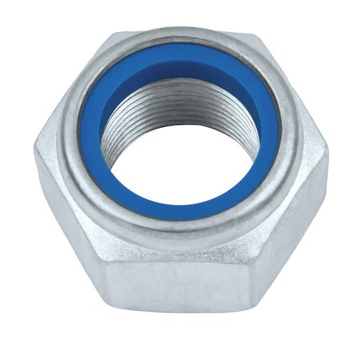 [N_00122[0.0]] niedrige Sechskantmutter mit Klemmteil DIN 985 - M4 - 8 vz