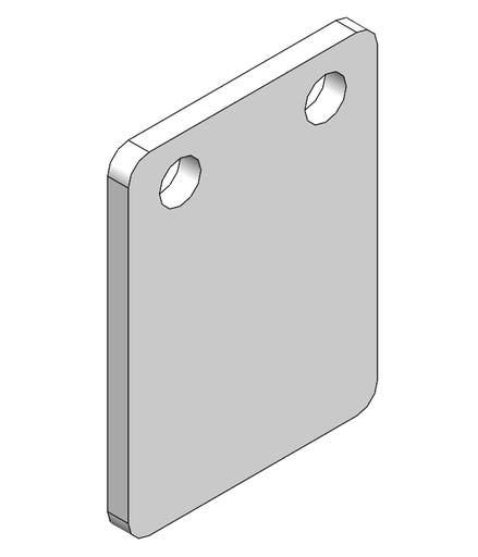[T_001062[1.0]] Distanzplatte Klemmplatte Pendelausgleich