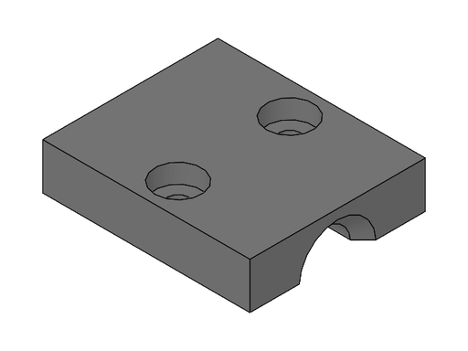 [T_001238[2.0]] Distanzstück Hubbegrenzung 65 mm Pendelausgleich