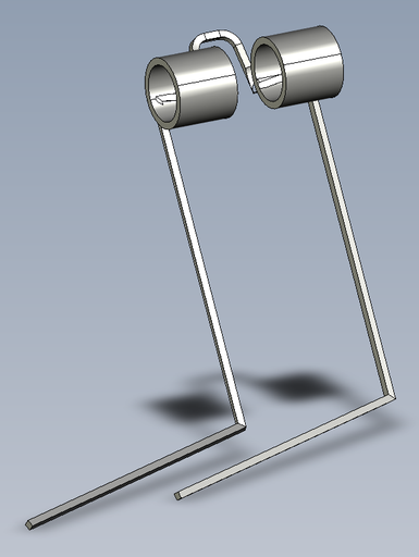 [T_001393[1.0]] Elektrode Ø4,5mm Spiralfeder 8x links